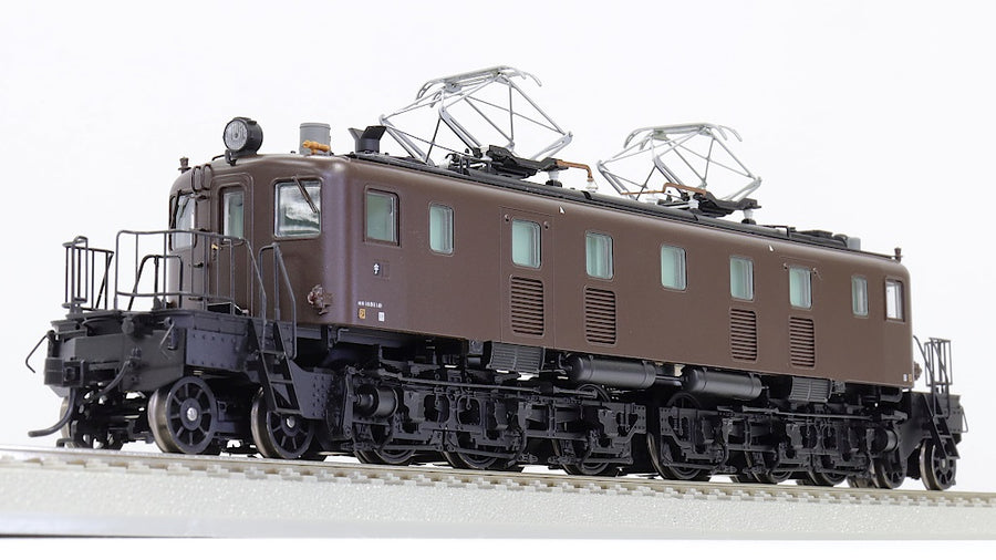 52035 EF56 Electric Locomotive (primary style, brown, with SG chimney-type ventilation duct)