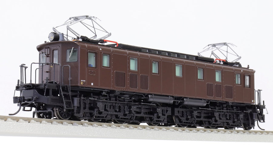 52041 EF10 Electric Locomotive (primary style, brown, later type), the lightning arrester is located in front of the pantograph