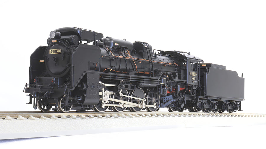 11100 D51 Steam Locomotive (Hisatsu Line Heavy Equippment Version, No.170)