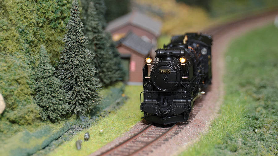 11097 9600 Steam Locomotive (double headlights, No.79615)